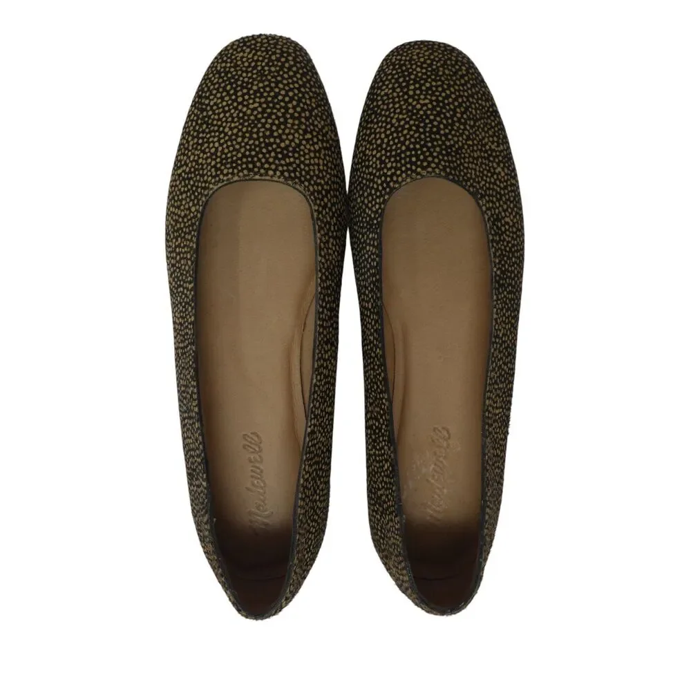 Madewell Corey Spotted Calf Hair Leather Loafers Flats